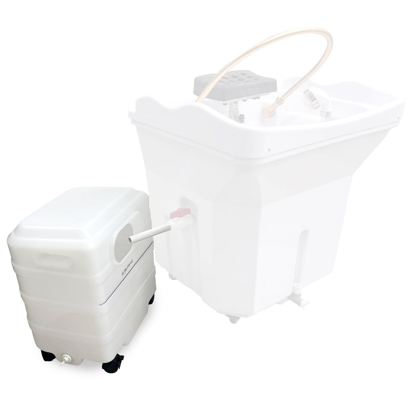 5-Gallon Disposable Water Tank for Portable Units | SSW SHAMPOO UNITS AND CABINETS SSW