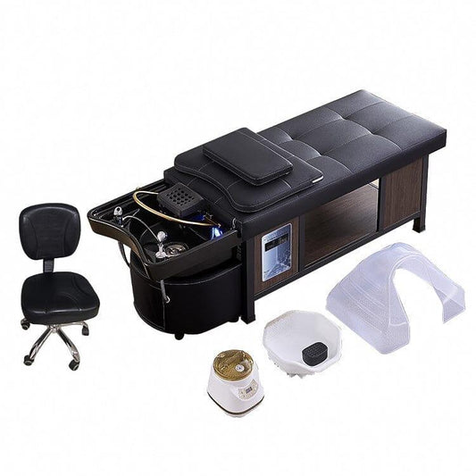 611-5C | Korean Japanese Head Spa Massage Shampoo Bed | Thai Style Shampoo Bed with Integrated Water Circulation and Fumigation for Beauty Massage SHAMPOO UNITS AND CABINETS SSW