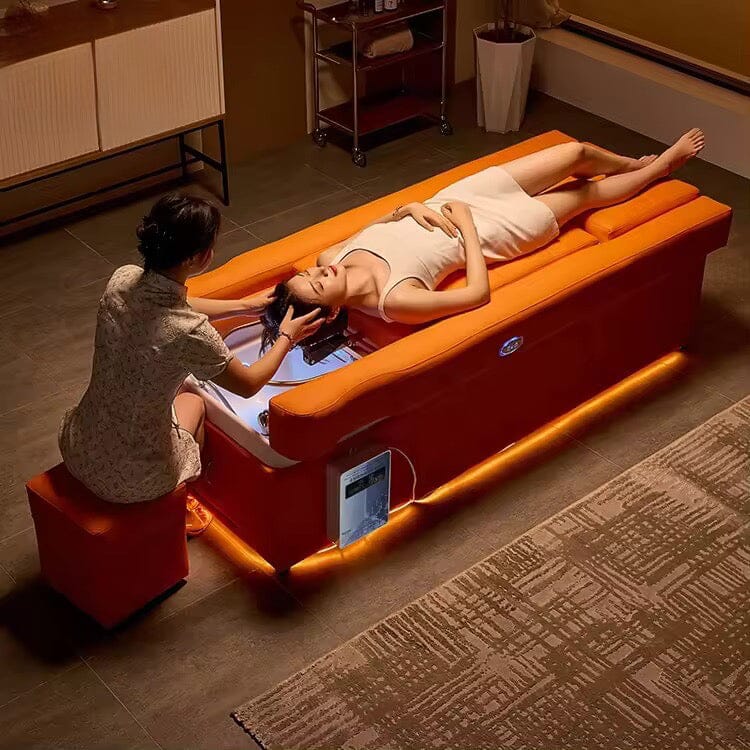 #631 | Electric Lifting | Korean Japanese Head Spa Massage Shampoo Bed with Light | Pedicure | SSW SHAMPOO UNITS AND CABINETS SSW