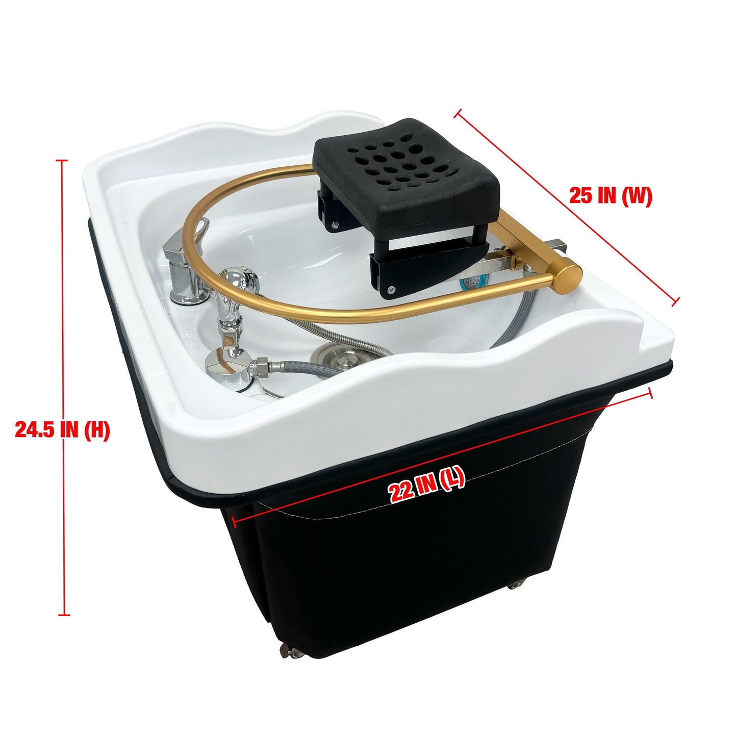 SSW-6114NP | NOT PORTABLE | Korean Japanese Head Spa Shampoo Bowl | Shampoo Unit | HOTLINE BEAUTY
