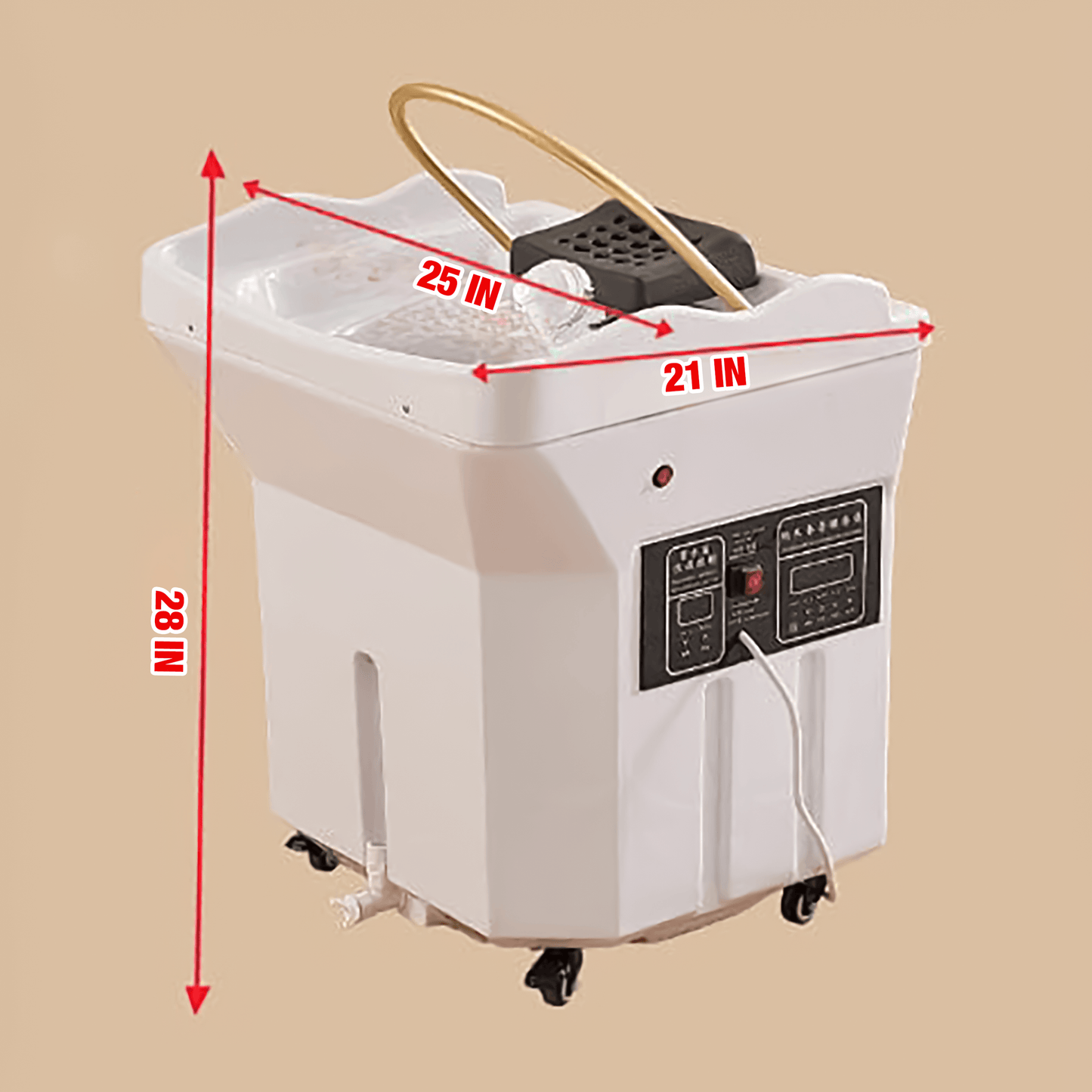 PORTABLE Korean Japanese Head Spa Shampoo Bowl (Non-Plumbed) | SSW-6114P | Water Circulation | Shampoo Unit | HOTLINE BEAUTY