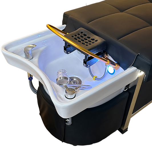 Hotline Beauty 611-1D Fresh Water Japanese Head Spa Massage Bed - Plumbed