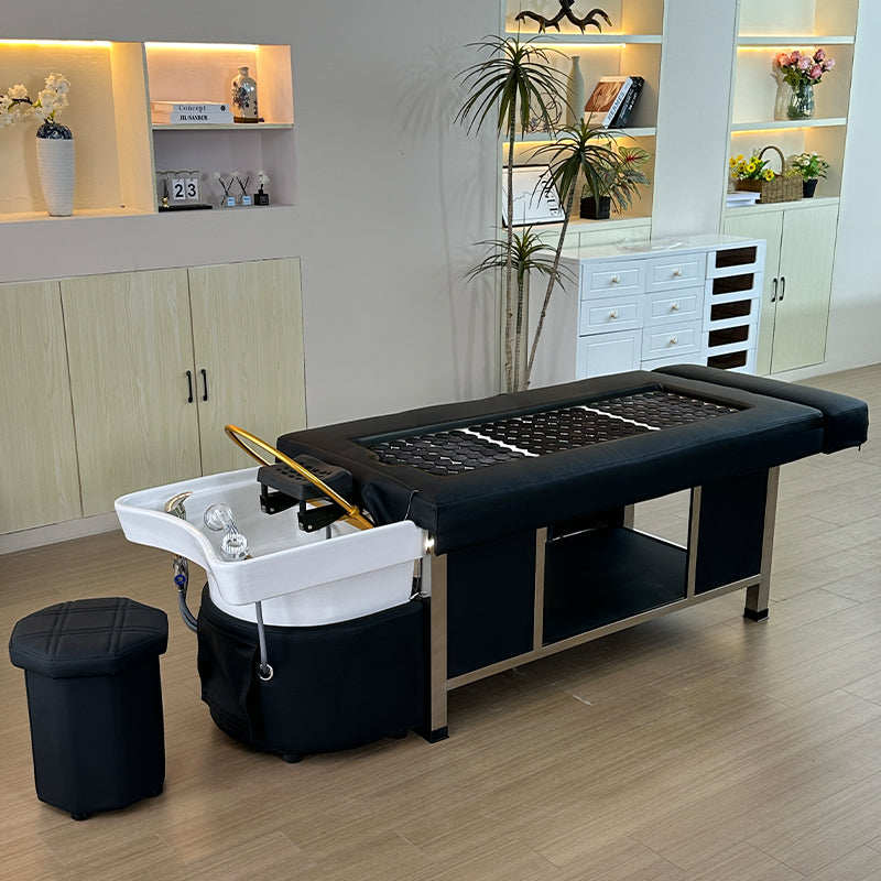 Hotline Beauty 611-2D Fresh Water Japanese Head Spa Massage Bed - Plumbed