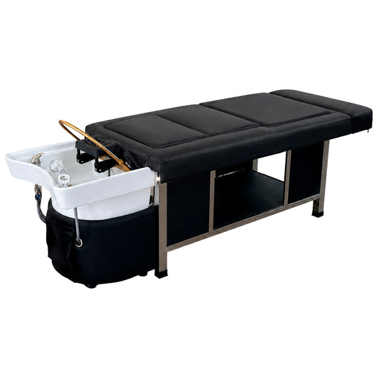 Hotline Beauty 611-4D Fresh Water Japanese Head Spa Massage Bed - Plumbed