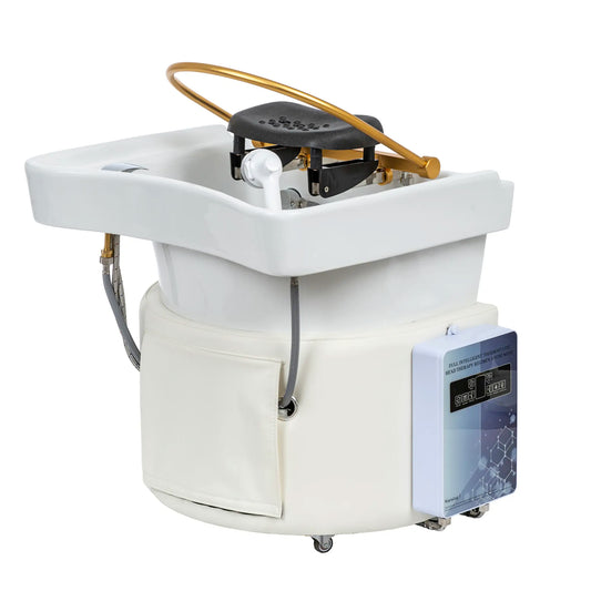 Hotline Beauty 6114NP Non-Portable Japanese Head Spa Shampoo Bowl - Plumbed