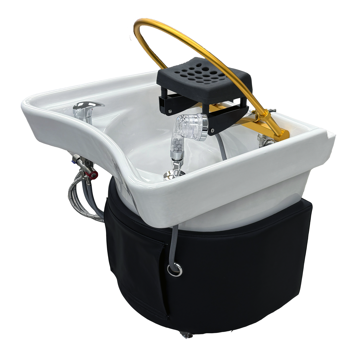 Hotline Beauty 6116NP Fresh Water Non-Portable Japanese Head Spa Shampoo Bowl - Plumbed