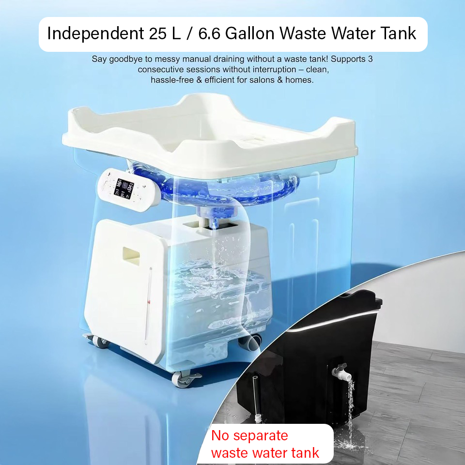 Hotline Beauty TL06 Portable Japanese Head Spa Shampoo Bowl - Non-Plumbed